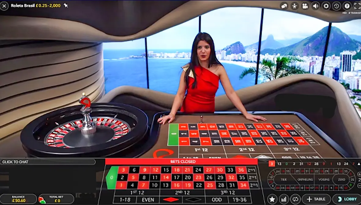 Tikitaka Live-Casino Roulette Tisch mit Dealer