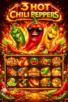 3 Hot Chili Peppers Slot Spiel